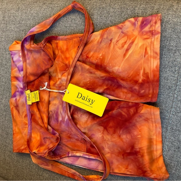 Daisy - NWT - Tie Due Romper - Size S - Color: Rust - Picture 3 of 3